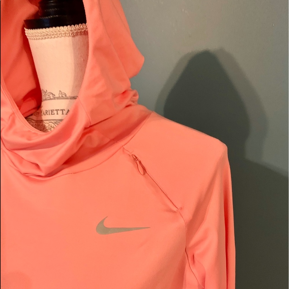 NIKE Dri Fit Funnel Neck Running Hoodie